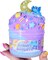 Peachybbies Dreamy Axolotl Cloud Slime (7 oz) – Premium Handmade USA Cloud Dough Slime with Axolotl Charms, ASMR Scented Sensory Fidget Toy for Kids, Stress Relief & Collectible Slime Gift
